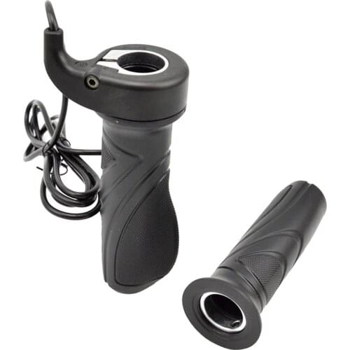 Electric Bike Scooter Thumb Throttle Control Handle Grips Handlebar