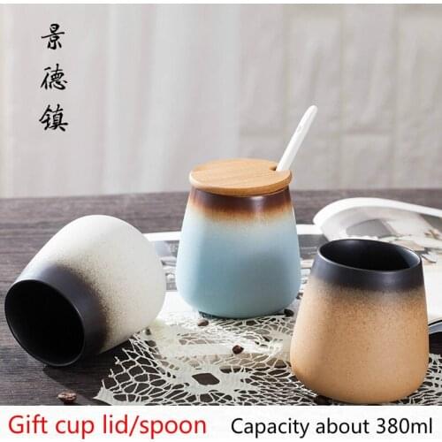 Porcelain cup mug Vintage ceramic literary cup Japanese style Teacup/cup