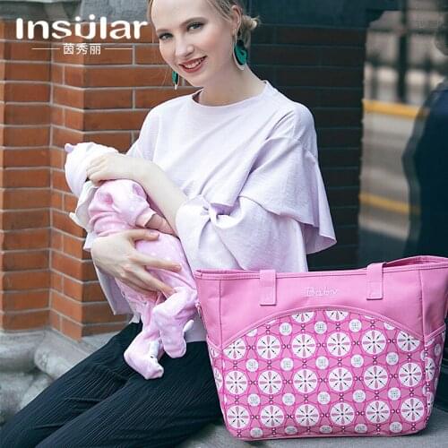 Hot Sale Insular Baby Dipper Bag Large Capacity Nappy Bag Women Messenger Bag Mommy Bag For Strollers Free Shipping