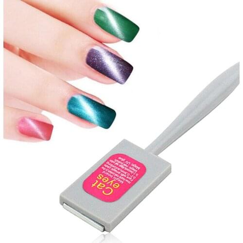 1 Pcs Strip Magical Magnet Stick For Cat Eye Gel Polish Nail Art Manicure Tool 3D Effect New Free Shipping