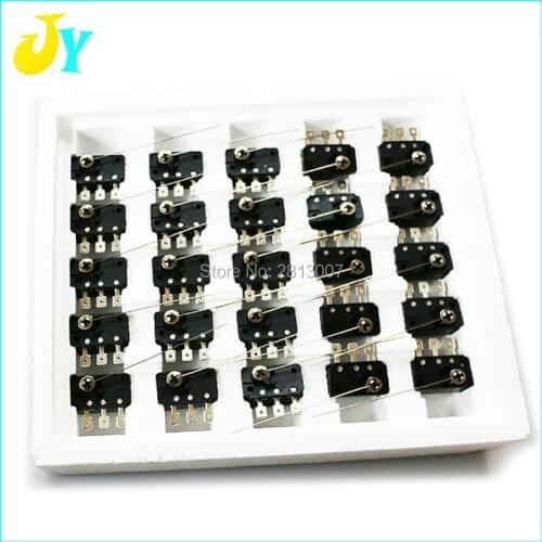 100pcs/lot Coin acceptor microswitch Three-legged needle micro switch mechanical old fashioned arcade coin switch microswitch