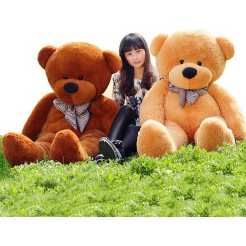 1pc Cute Large Size 80/100cm Soft Stuffed Teddy Bear Plush Toy Big Embrace Bear Doll Lovers Christmas&Birthday gift