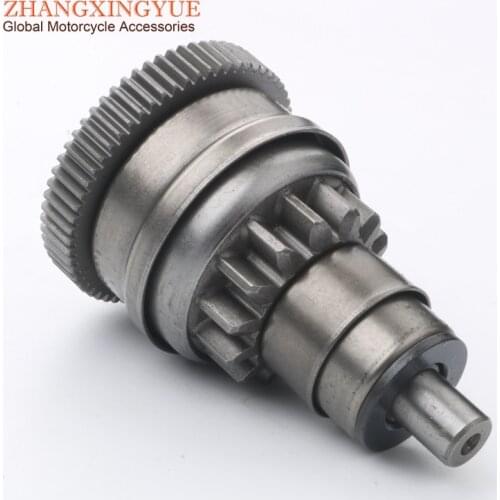 Scooter Starter Motor Clutch Gear for HONDA DIO AF17 AF18 AF24 AF27 AF28 ZX 50 AF34 AF35 Giorno Tact 50cc 14T/63T 2T