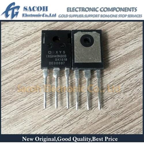 Free Shipping 10Pcs IXGH40N30B IXGH40N30A IXGH40N30 40N30 TO-247 40A 300V Power IGBT transistor