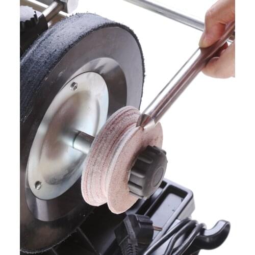 New 1pcs Cowhide polishing wheel For Water-cooled Grinder Woodworking Knife