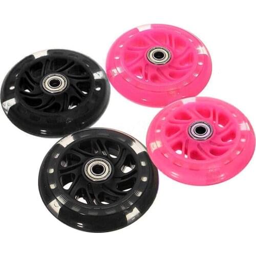 LED Flash Light Up Scooter Wheel Flashing Back Rear Scooter Wheel Led Flash Wheel Wear Resistant For Mini Micro Scooter Bearings