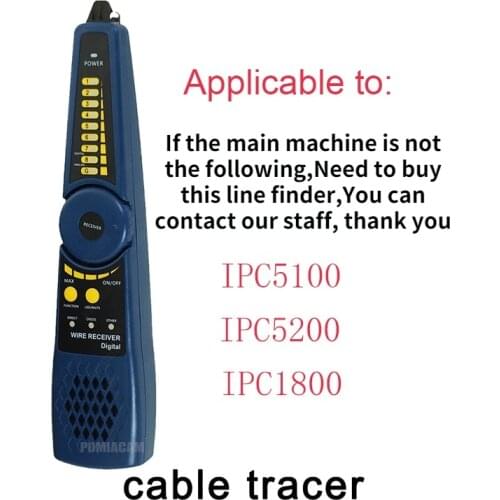 Finder Network Cable Tester Digital cable tracer for CCTV tester IPC9800 X9 X7 IPC5100 IPC5200 IPC1800 cable tester optional