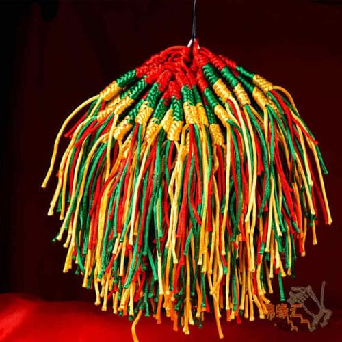 Tibetan Handmade King Kong Knots for Keychain Bag Hanger 3 Colors Small Lovely Amulet 0804