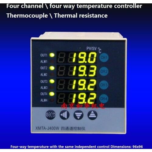 XMTA-J400W four channel digital display temperature controller