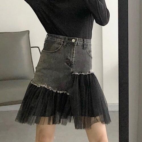 Женские юбки джинсовые YOUMU China At AliExpress