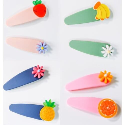 Holiday Style Beach Popular Fruit Frosted BB Clip Girls' Hairpin Amazon Southeast Asia Cross-Border Platform Supply