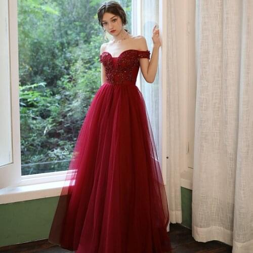 New Arrival 2020 V neck Long Evening Dress Party Elegant Vestido De Festa Vintage Prom Gowns With Slit Abendkleider