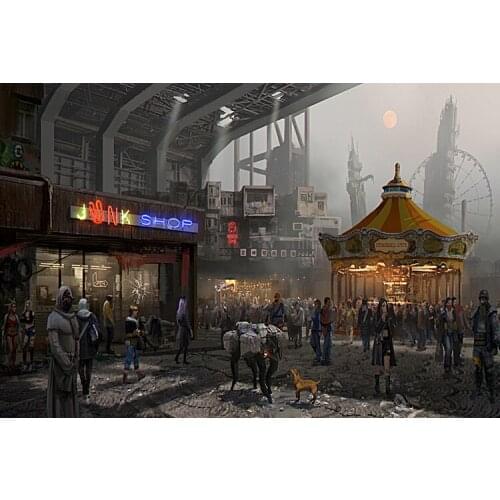 1000 pieces The wooden puzzles The end of the world jigsaw puzzle white card adult childrens educational toys