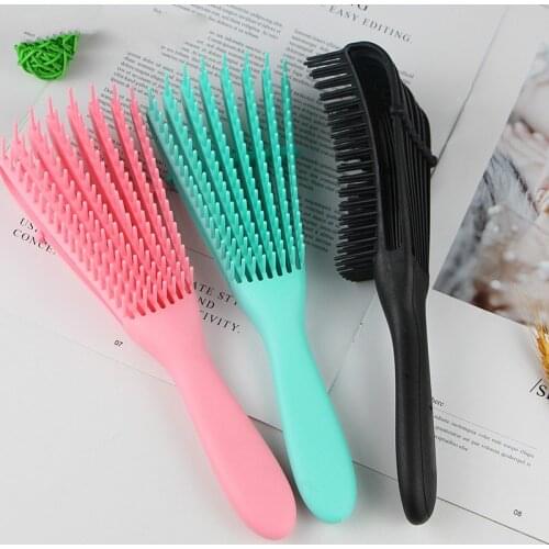 2021 New Arrival Adjust Hair Brush Scalp Massage Comb Women Detangle Hairbrush Comb Health Care Comb Salon Hairdressing Styling