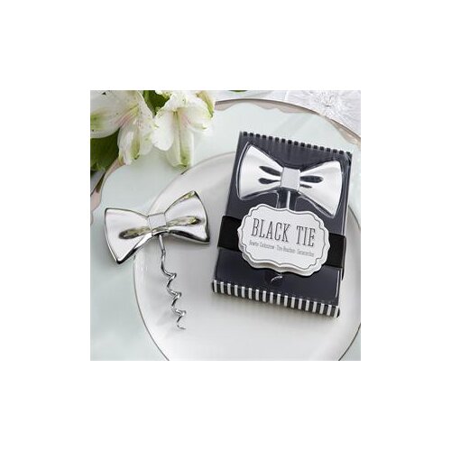 FREE SHIPPING(8pcs/Lot)+Wedding Favor and Gift Bow-Tie Design Wine Bottle Corkscrew Bridal Shower Favors for Male Guest