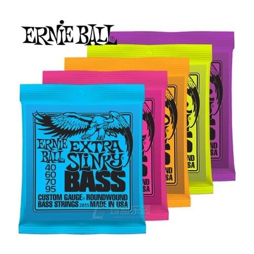 Ernie Ball Slinky Nickel Wound Bass Guitar Strings, High Quality 2835 2832 2834 2831