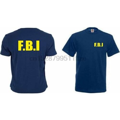 Fbi Kids Adult Fancy Dress Cool Police Army Dea Cia Funny 3-4Yrs To 5Xl T Shirts