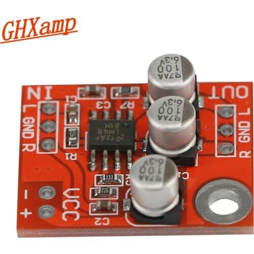 GHXAMP LM4881 Headphone Headset Amplifier Board Mini Audio Preamplifier Amplifiers 2.7-5.5V 25*20mm