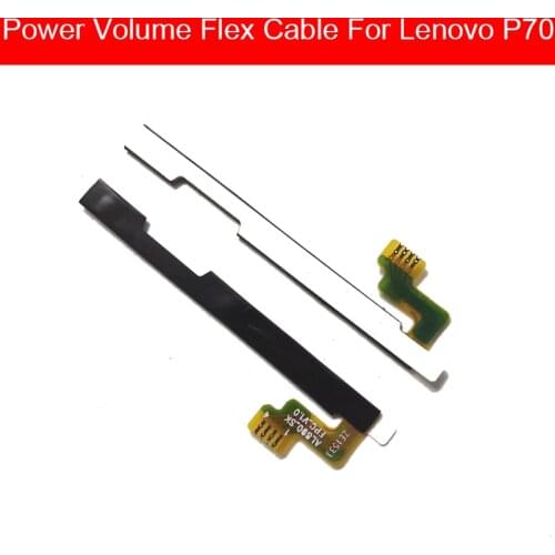 On Off Power & Volume Button Flex Cable For Lenovo P70 Power Volume Switch Down And Up Control Flex Ribbon Repalcement Parts