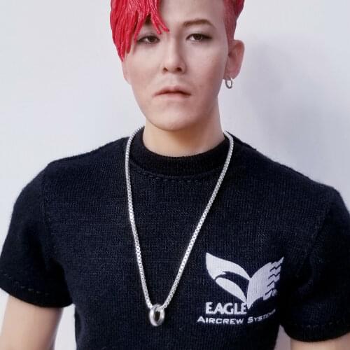 Custom 1:6 Scale Hip Hop Gang Necklace Model For 12" Male PH UD Body Doll