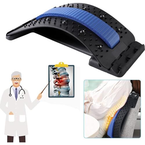 Back Massage Acupressure Lumbar Spine Traction Stretch Relax Mate Stretcher Support Pressure Therapy Full Body Pain Relief Mat