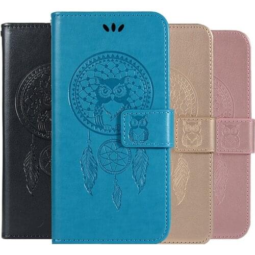 Fashion Owl Leather Flip Cover For Samsung Galaxy A10S A20S A20E A30S A40S A50 A51 A71 A12 A32 A42 S20 FE S10e Plus Wallet Case