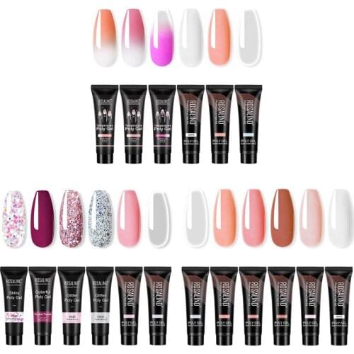 Nail Extension Gel Set Nail Gel Kit Nail Art Salon Starter Set Suitable for Professional Use or Household Use