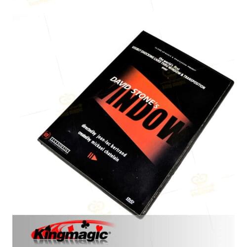 Window by David Stone (DVD+Gimmick) Magic Tricks Accessories Stage Magic Props Close-up Magic