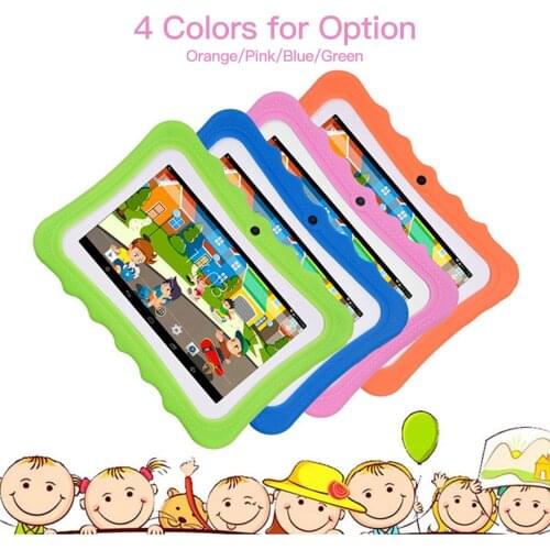 Children Tablet 7 Inch 8G Display Screen Dual Camera Android Quad-core WiFi Version Early Educational Learning Machine