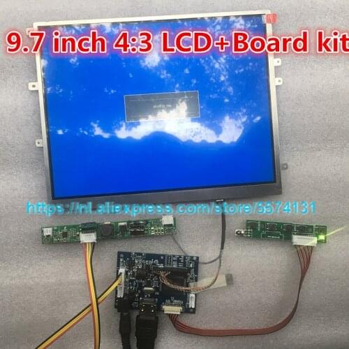 9.7 "inch 1024 * 768 HD screen 4: 3 LCD Controller LP097X02 LTN097XL01 monitor driver board HDMI VGA 2AV for Raspberry Pi