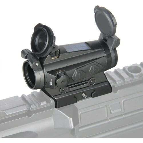 PPT Optical sight 1x20MM Compact Airsoft Red Dot Rifle Scope Sight 2MOA Solar Energy Sight for Hunting Shooting Optics OS2-0126