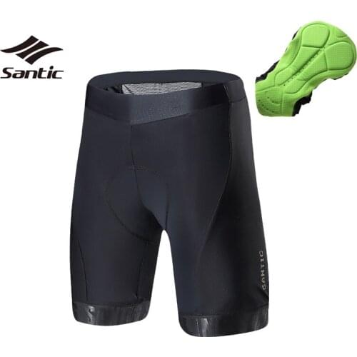 Santic Summer Cycling Shorts 8 Hours 4D Coolmax Padded Road Mountain Bike Shorts Men Anti-pilling Bicycle Shorts Trousers