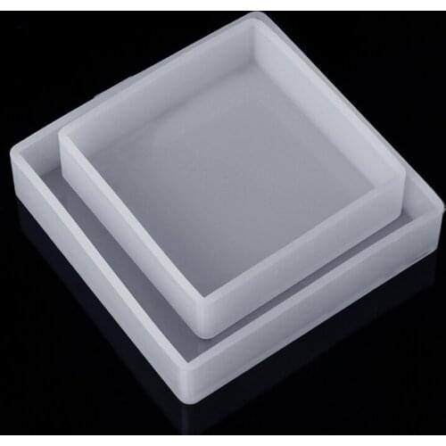 Silicone Mold DIY Square Rectangle Exopy Resin Mirror Crafts Jewelry Decoration