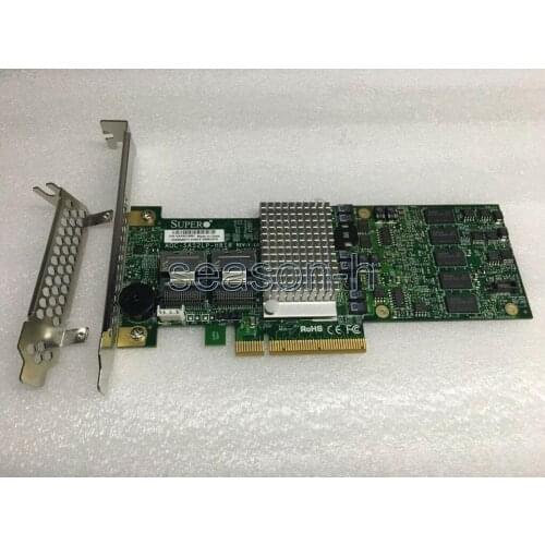 Supermicro AOC-SAS2LP-H8IR LSI2108 6Gb/s SAS 8 PORTS RAID Card Controller Full and Low profile bracket
