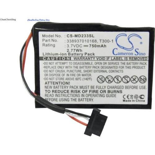 Cameron Sino 750mAh Battery T300-1 for Medion GoPal E4430, GoPal E4435, Gopal E5455, MD96050, MD96325, MD97182, MD98860