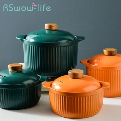 Heat-resistant Ceramic Pot High Temperature Resistant Casserole Pot Soup Pot Home Gas Stove Electric Ceramic Stove Special