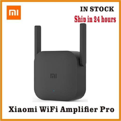 Xiaomi Pro 300M WiFi Amplifier WiFi Repeater 2.4G Wifi Signal Extender Roteador APP Control Wifi Extender Amplificador Black