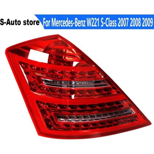 Taillight assembly For Mercedes-Benz W221 S-Class 2007 2008 2009 Tail Light Rear Left/Right Tail Brake Lights Fog Light
