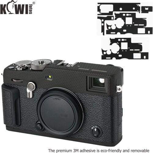 KIWIFOTOS Anti-Scratch Lens Hood Protective Body Cover Case For Fujifilm X-Pro3 3M Sticker Camaera Accessories Matrix Black
