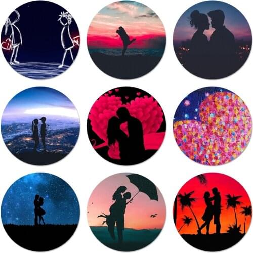 Like It Icons Pins Badge Decoration Brooches Metal Badges For Clothes Backpack Decoration 58mm