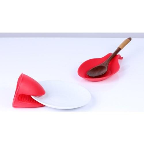 1pc Household Bowl Oven Microwave Oven High Quality Kitchen Baking Silica Gel Heat Insulation Clip Anti Scalding Non Slip Gloves