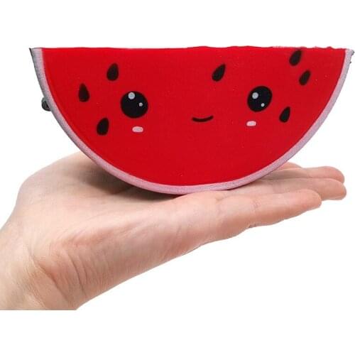 1Pcs Cute Cartoon Squishy Toys Watermelon Shape Baby Anti-stress Toy Nice Gift for Children