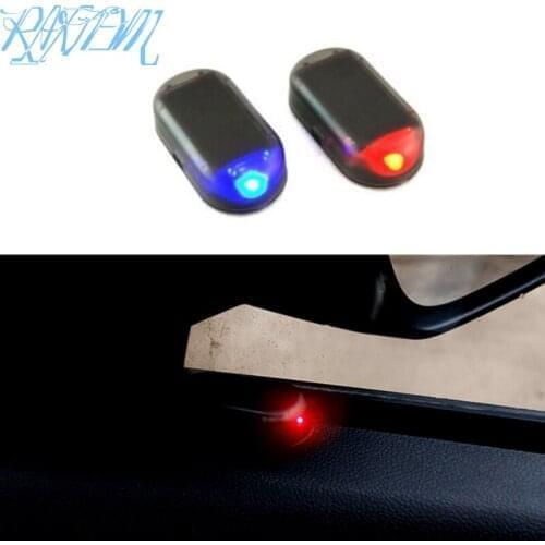 1PCS Solar Power Car Alarm Lamp Security System Warning Theft Flash For Volvo xc60 S60 s40 S80 V40 V60 v70 v50 xc40 c30 XC90 s90