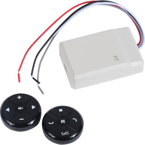 10 Keys Wireless Car Steering Wheel Control Button for Car Radio DVD GPS Multimedia Navigation Head Unit Remote Control Button