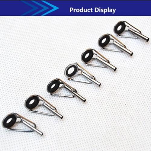 10 Sandpiper Guide Ring Top Ring Guide Eye Ring Sea Bream Guide Ring Top Ring Fish Rod Wire Ring Fishing Ceramic Wire Ring