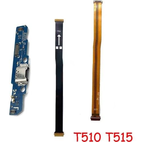 Original For Samsung Galaxy Tab A 10.1 SM-T510 T510 SM-T515 T515 Main board Motherboard LCD Flex Cable Ribbon