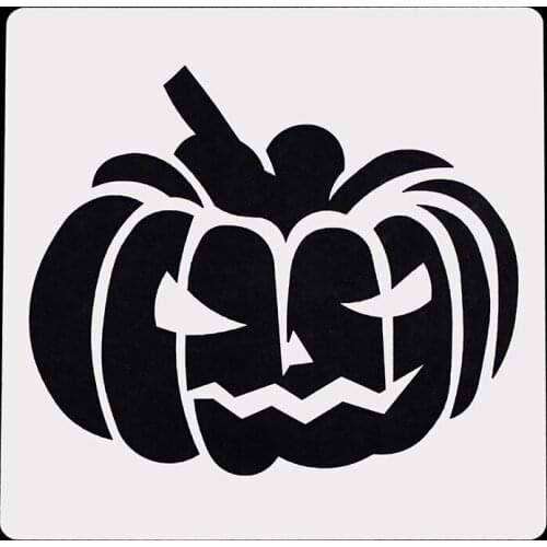 15*15 Hallowee Layering Stencils Drawing Color Spray stencil DIY Scrapbook photo album Decorative Embossing DIY Card Crafts