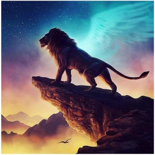 DIY 5D Diamond Painting Leopard Diamond Embroidery Cheetah Beast Picture of Rhinestones Mosaic Drawings Jungle Animals Pattern