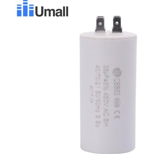 CBB60 450V 35uF running motor start capacitor for electric machine air conditioners washing machine 4 four pins