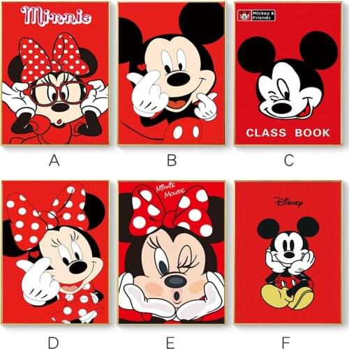 Disney Cartoon Canvas Painting Minnie Mickey Posters And Prints Wall Art Picture For Baby Room Home Decoration Cuadros